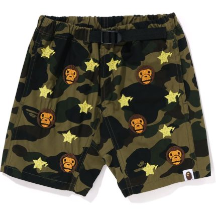 CAMO BABY MILO STA EMBROIDERY CLIMBING SHORTS