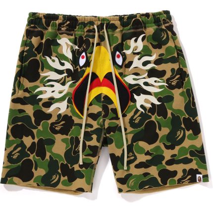 BAPE X READYMADE ABC CAMO EAGLE WIDE SWEAT SHORTS