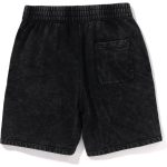 A BATHING APE OVERDYE SWEAT SHORTS