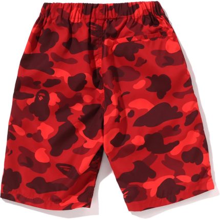 COLOR CAMO APE HEAD ONE POINT BEACH SHORTS