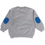ELBOW PATCH RELAXED FIT CREWNECK SWEATSHIRT