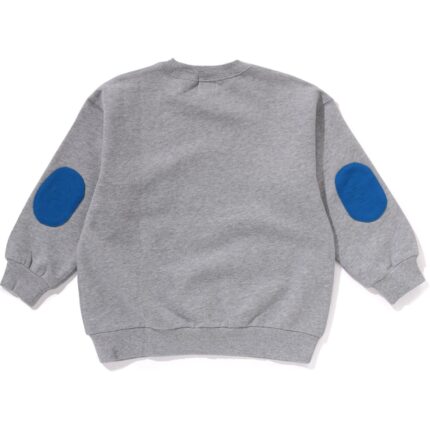 ELBOW PATCH RELAXED FIT CREWNECK SWEATSHIRT