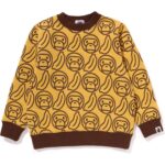 BANANA MILO KNIT JACQUARD CREWNECK