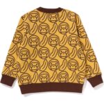 BANANA MILO KNIT JACQUARD CREWNECK