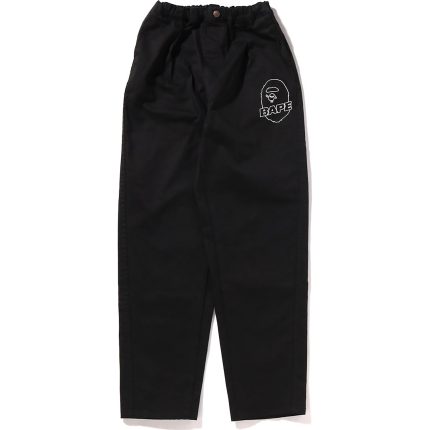 BAPE APE HEAD CURVED PANTS