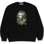 ABC CAMO APE HEAD RELAXED FIT CREWNECK SWEATSHIRT