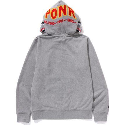 SHARK FULL ZIP HOODIE MENS