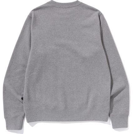 A RISING BAPE Grey SWEATSHIRT MENS