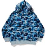 ABC CAMO RAYON RELAXED FIT SHARK FULL ZIP HOODIE