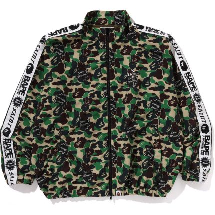 BAPE X SAINT MXXXXXX ABC CAMO TRACK JACKET